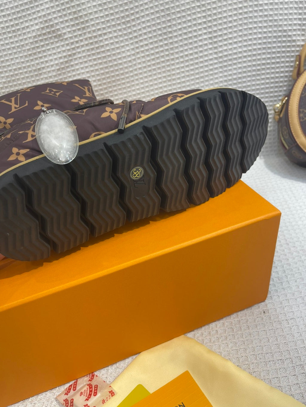 LV Pillow Boots - Brown Monogram Puffer Mid-Calf Boots