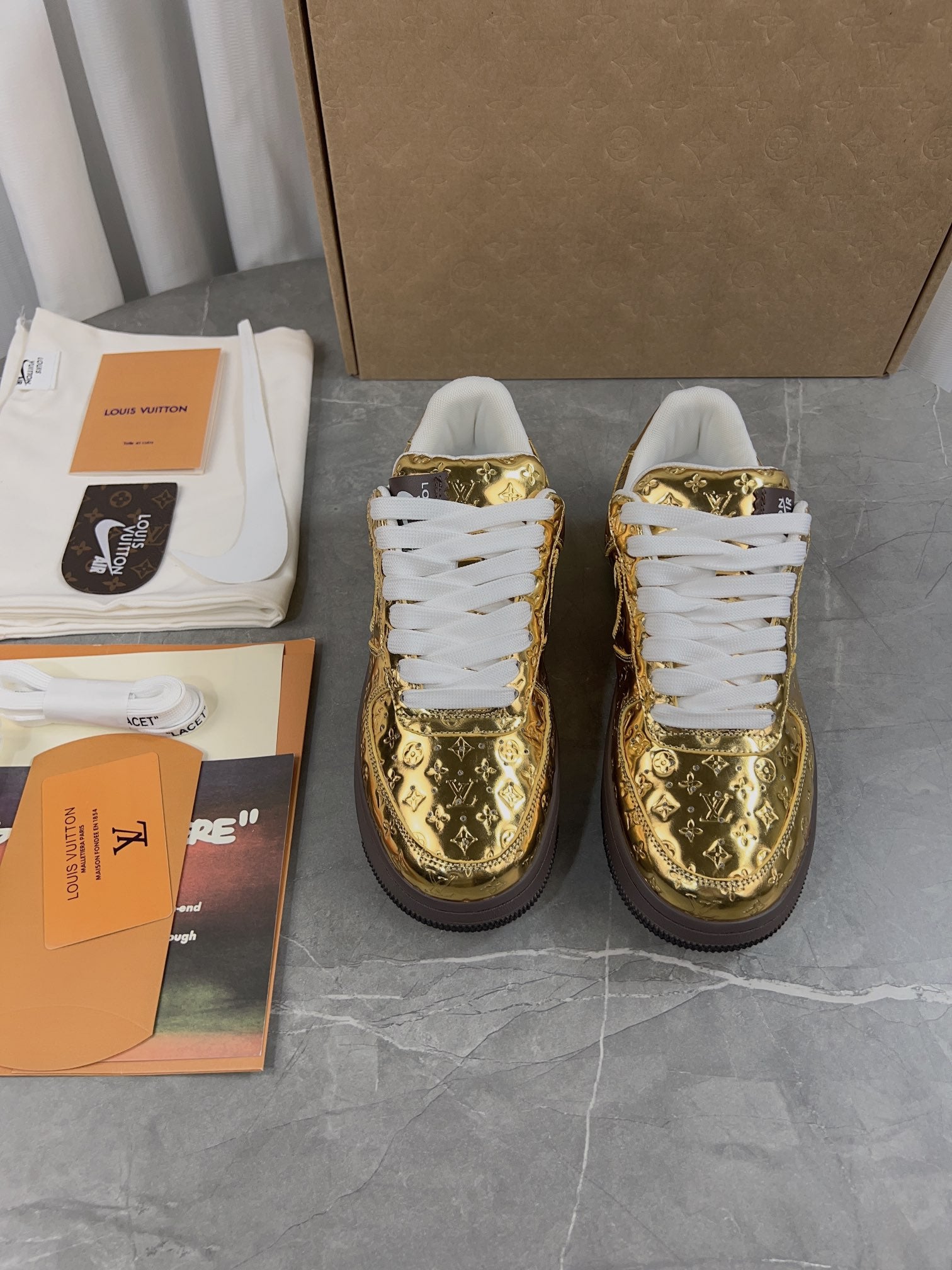 Louis Vuitton Rivoli High-Top Sneaker - White Damier Azur Graffiti