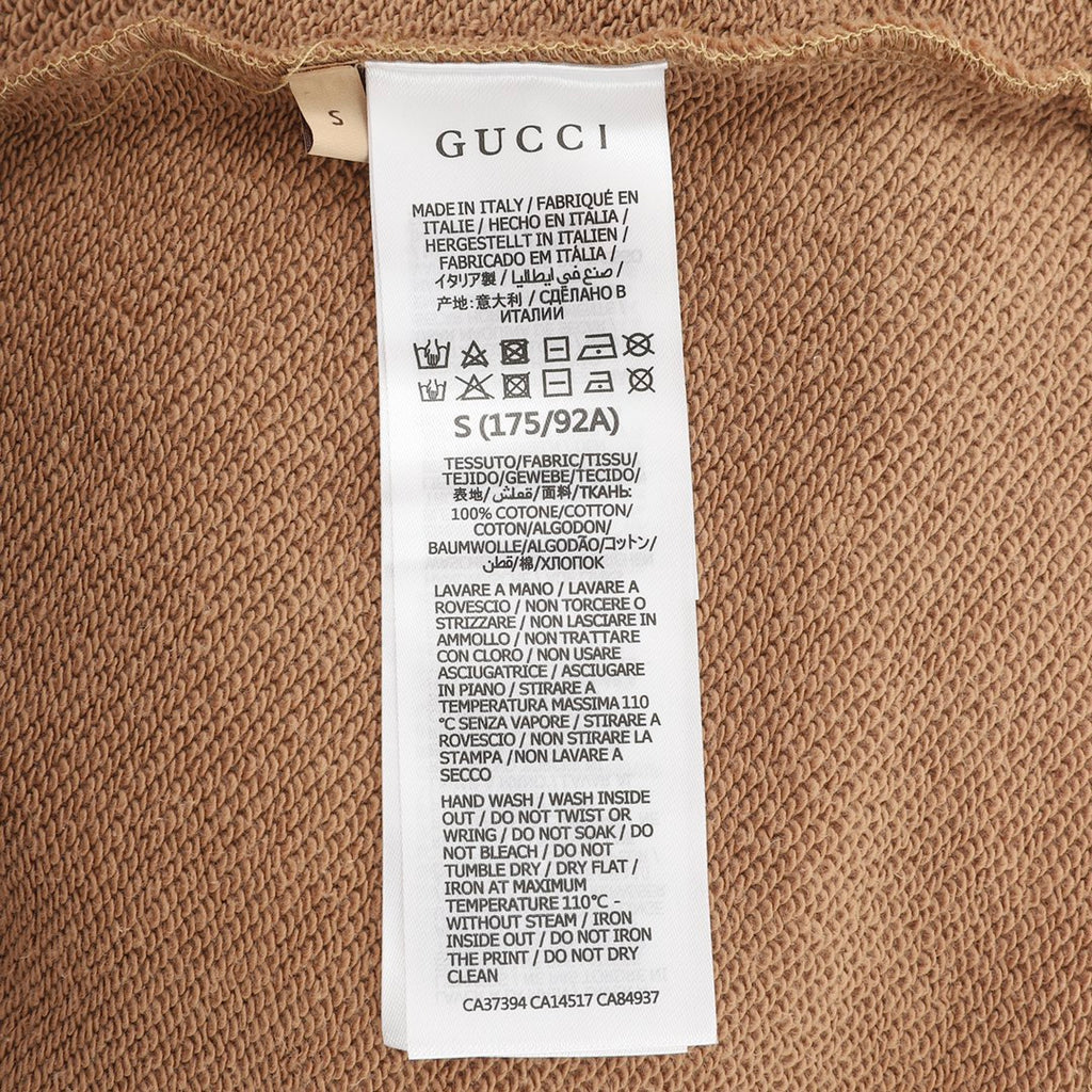 Gucci Web Stripe Logo Patch Half-Zip Hoodie