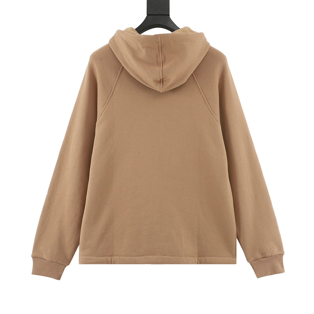 Gucci Web Stripe Logo Patch Half-Zip Hoodie