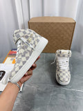 Louis Vuitton Rivoli High-Top Sneaker - Damier Azur Graffiti & Blue