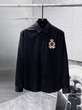 Royal Crest Embroidered Dress Shirt