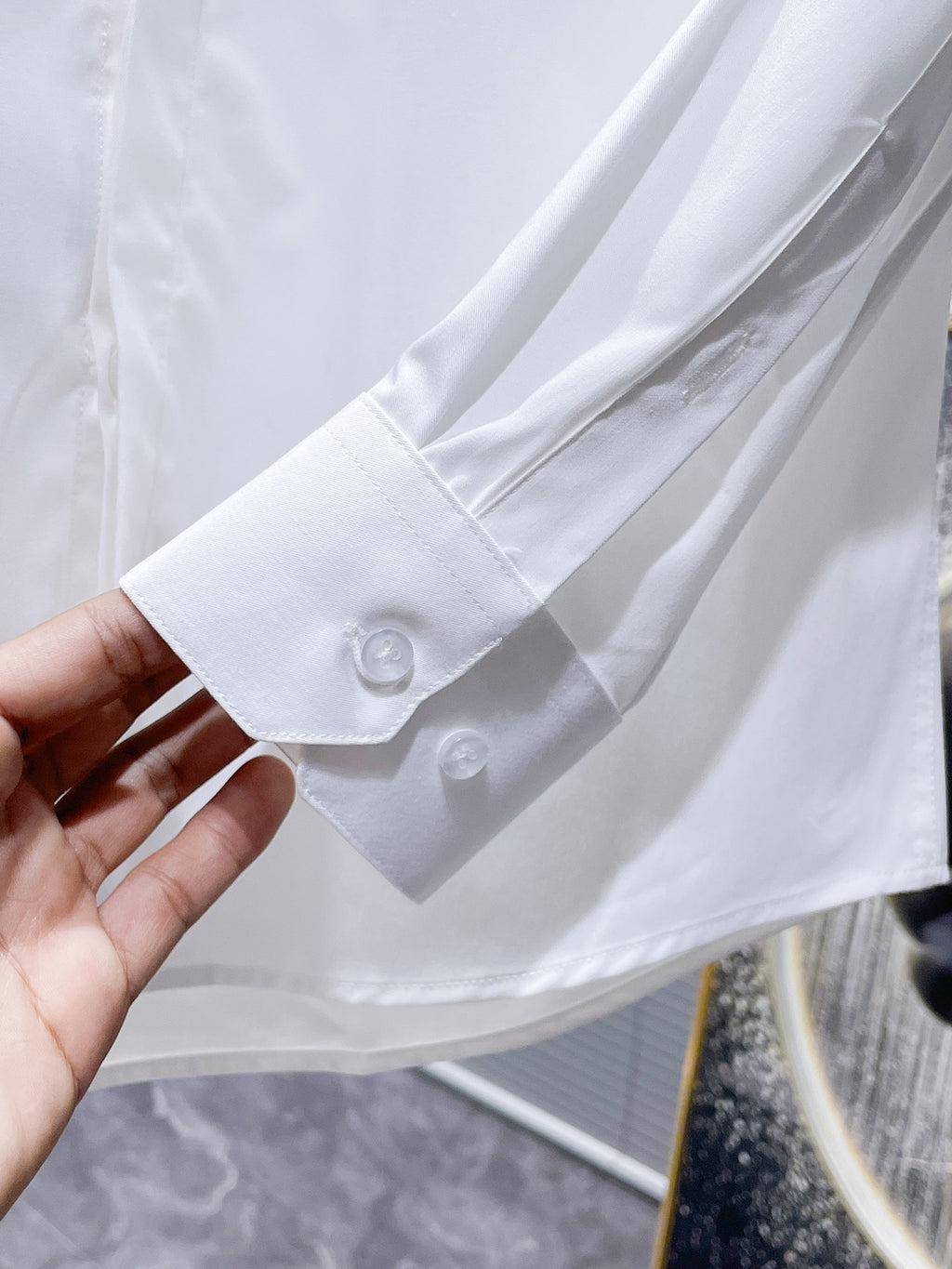 Dolce & Gabbana DG Logo Pin Dress Shirt