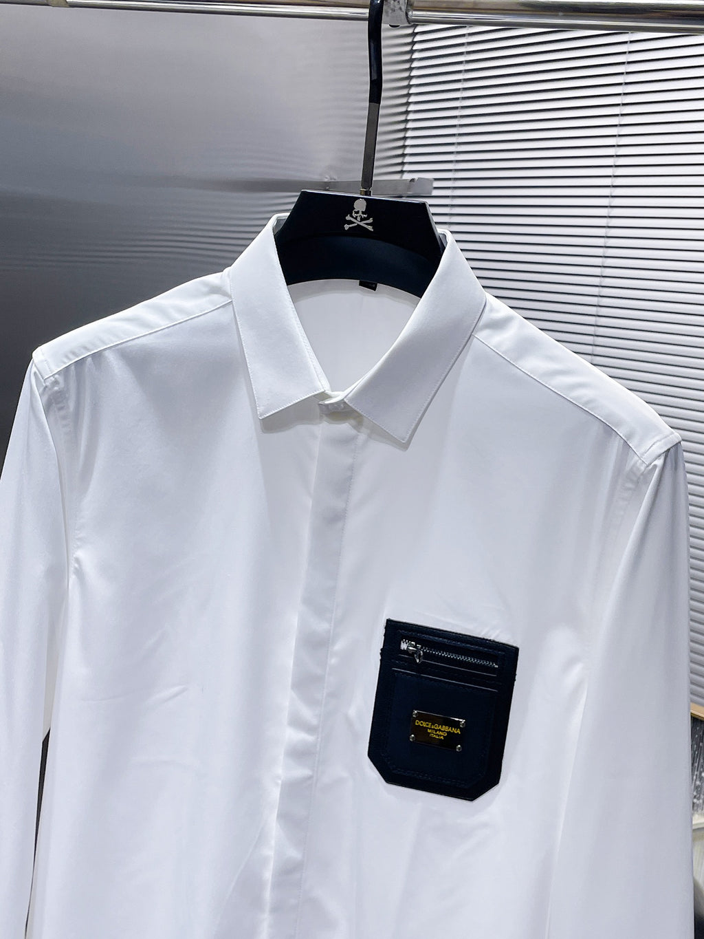 Dolce & Gabbana DG Logo Pin Dress Shirt