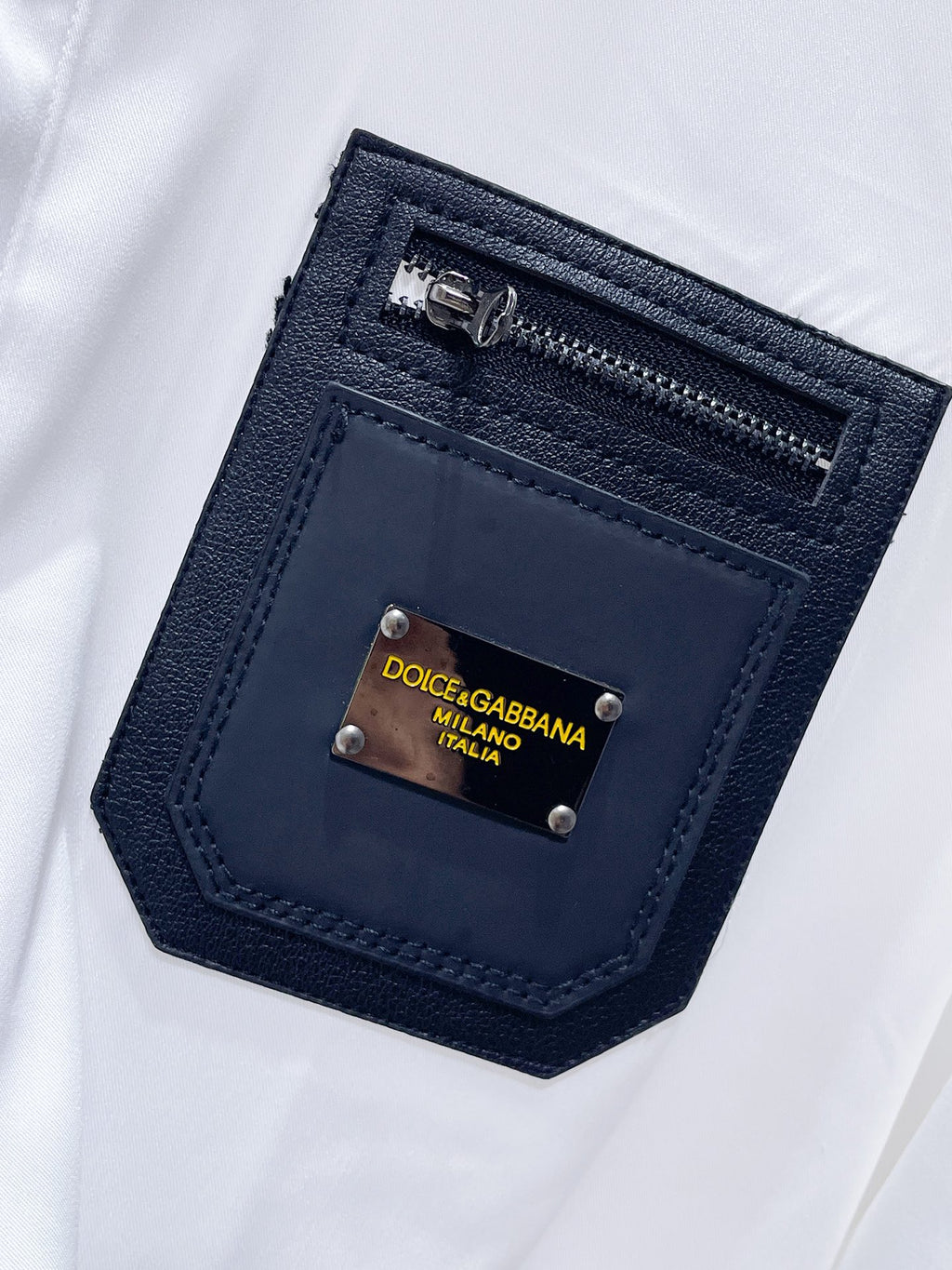 Dolce & Gabbana DG Logo Pin Dress Shirt