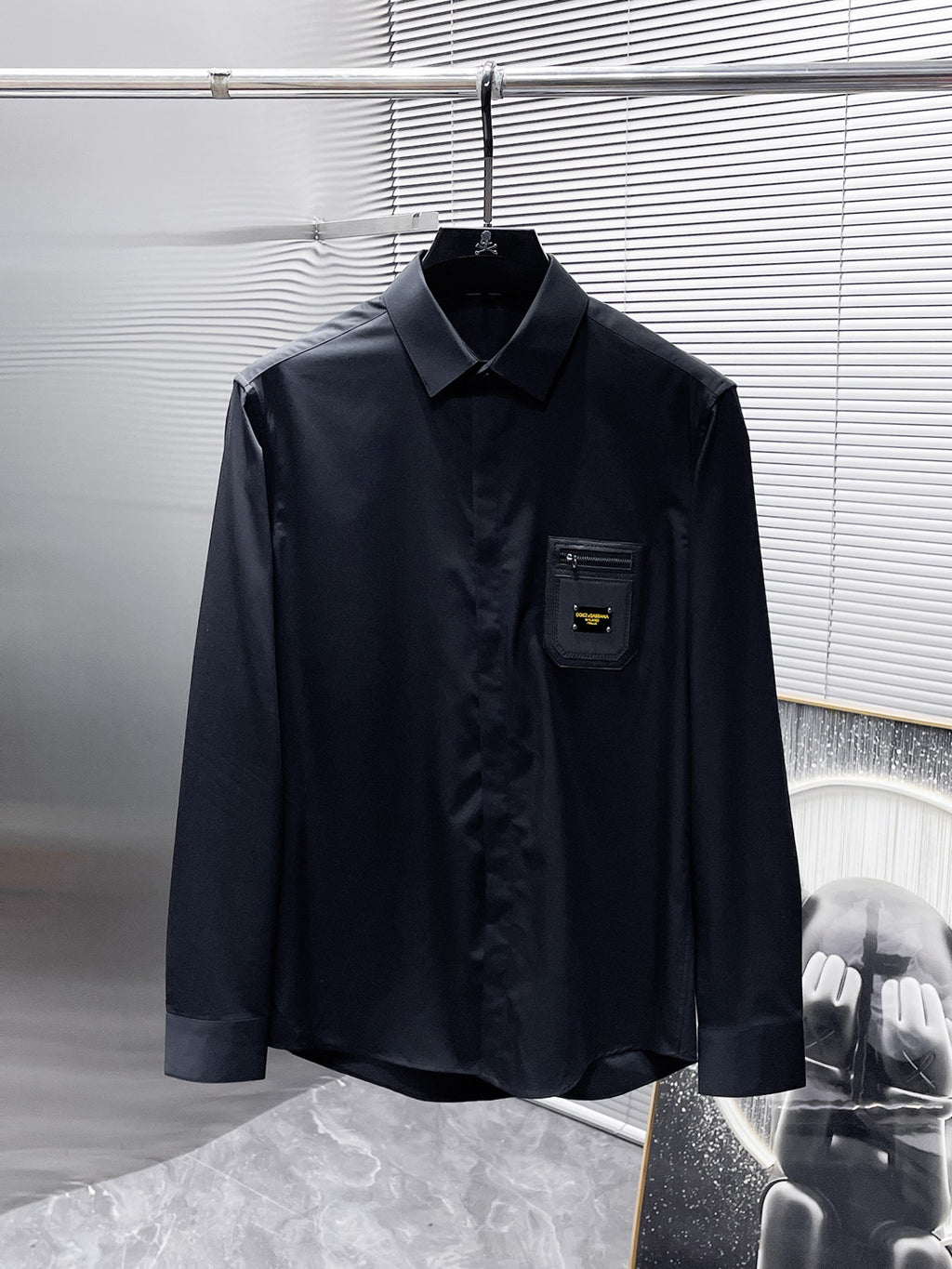 Dolce & Gabbana DG Logo Pin Dress Shirt
