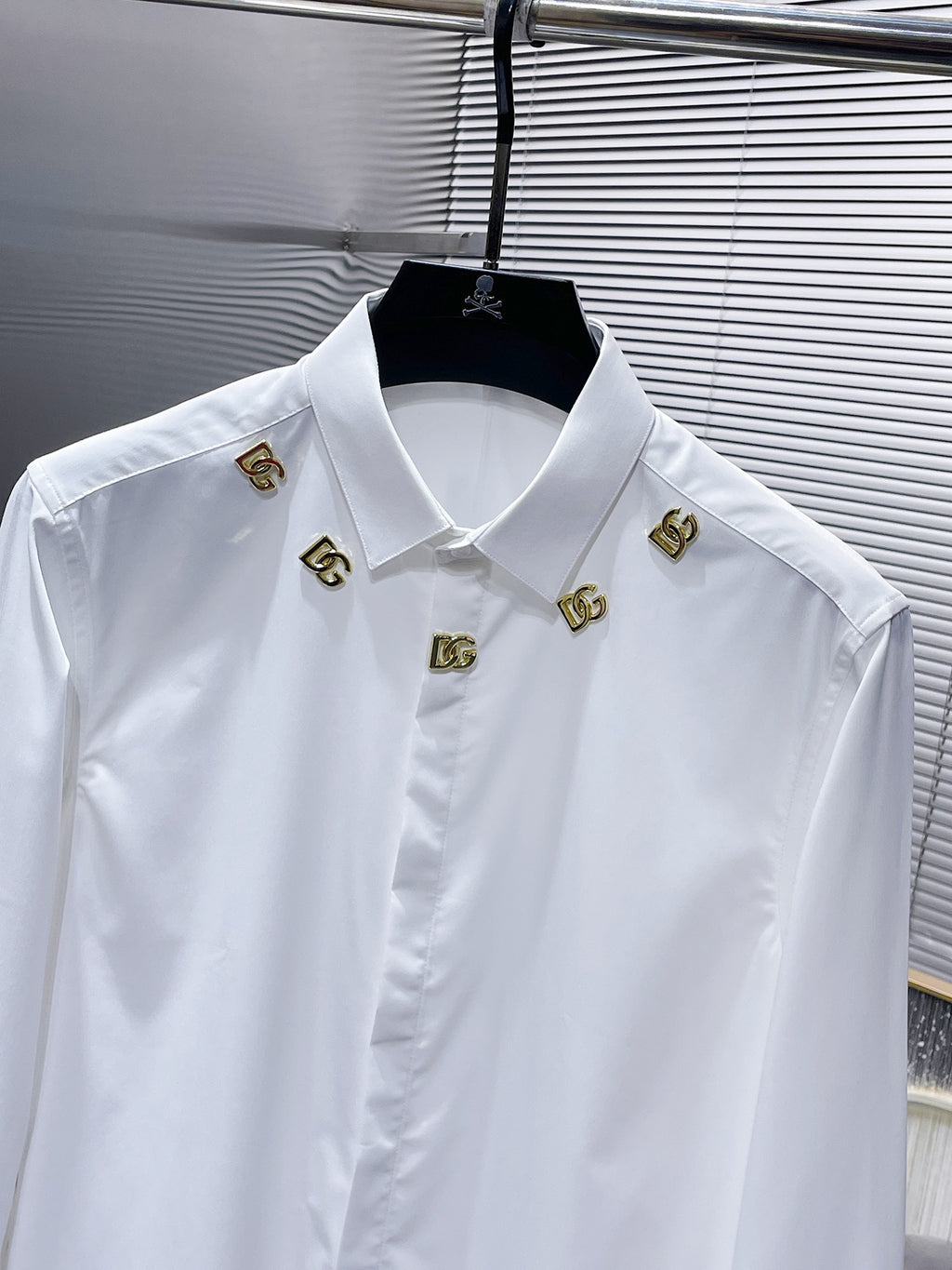 Dolce & Gabbana DG Logo Pin Dress Shirt