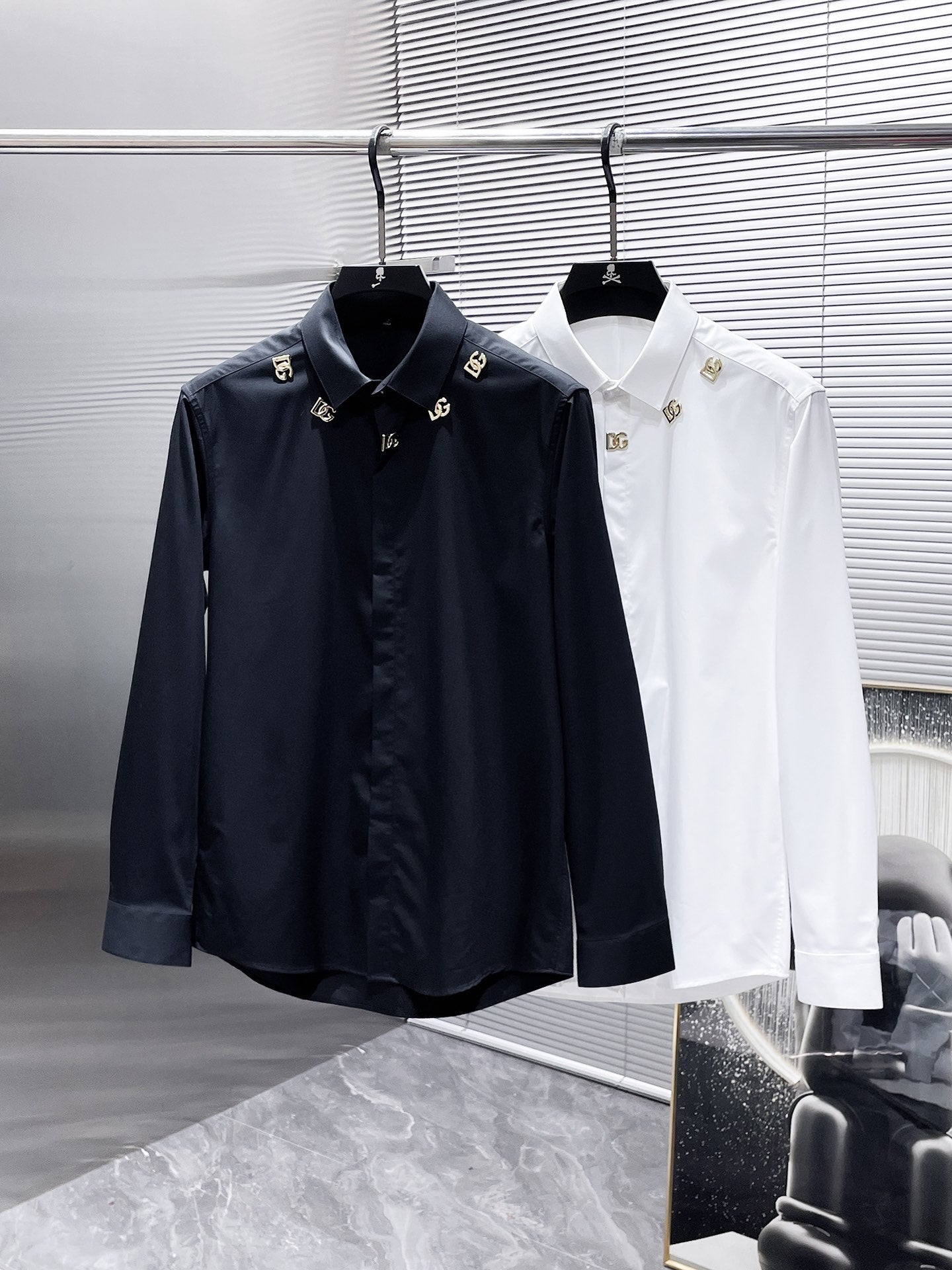 Dolce & Gabbana DG Logo Pin Dress Shirt