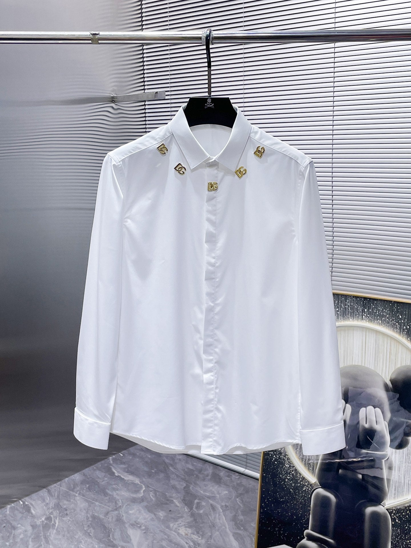 Dolce & Gabbana DG Logo Pin Dress Shirt