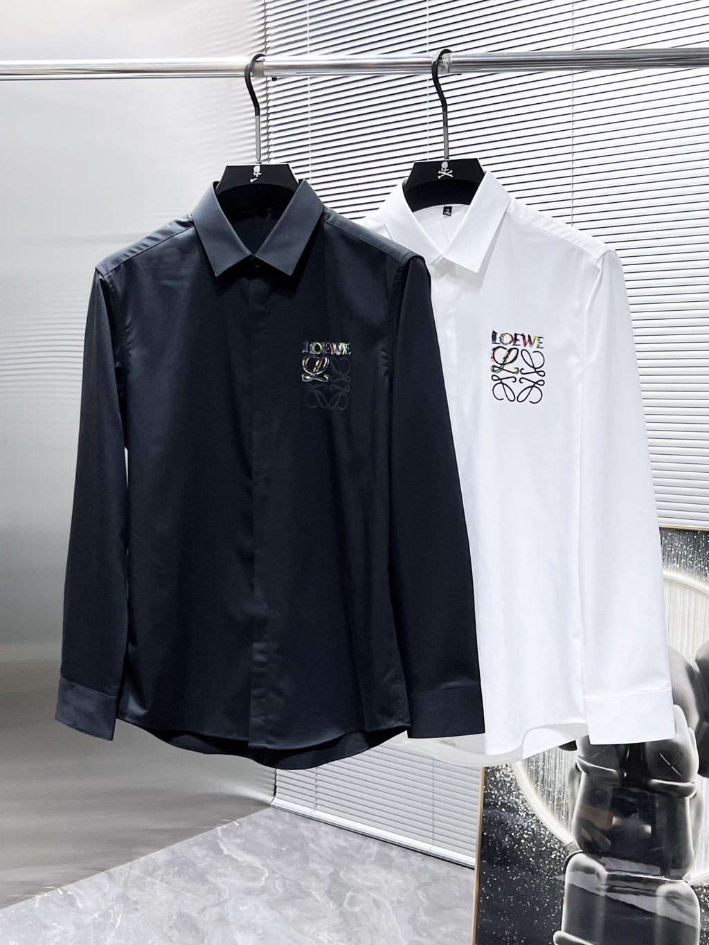 Loewe Anagram Logo Dress Shirt - White