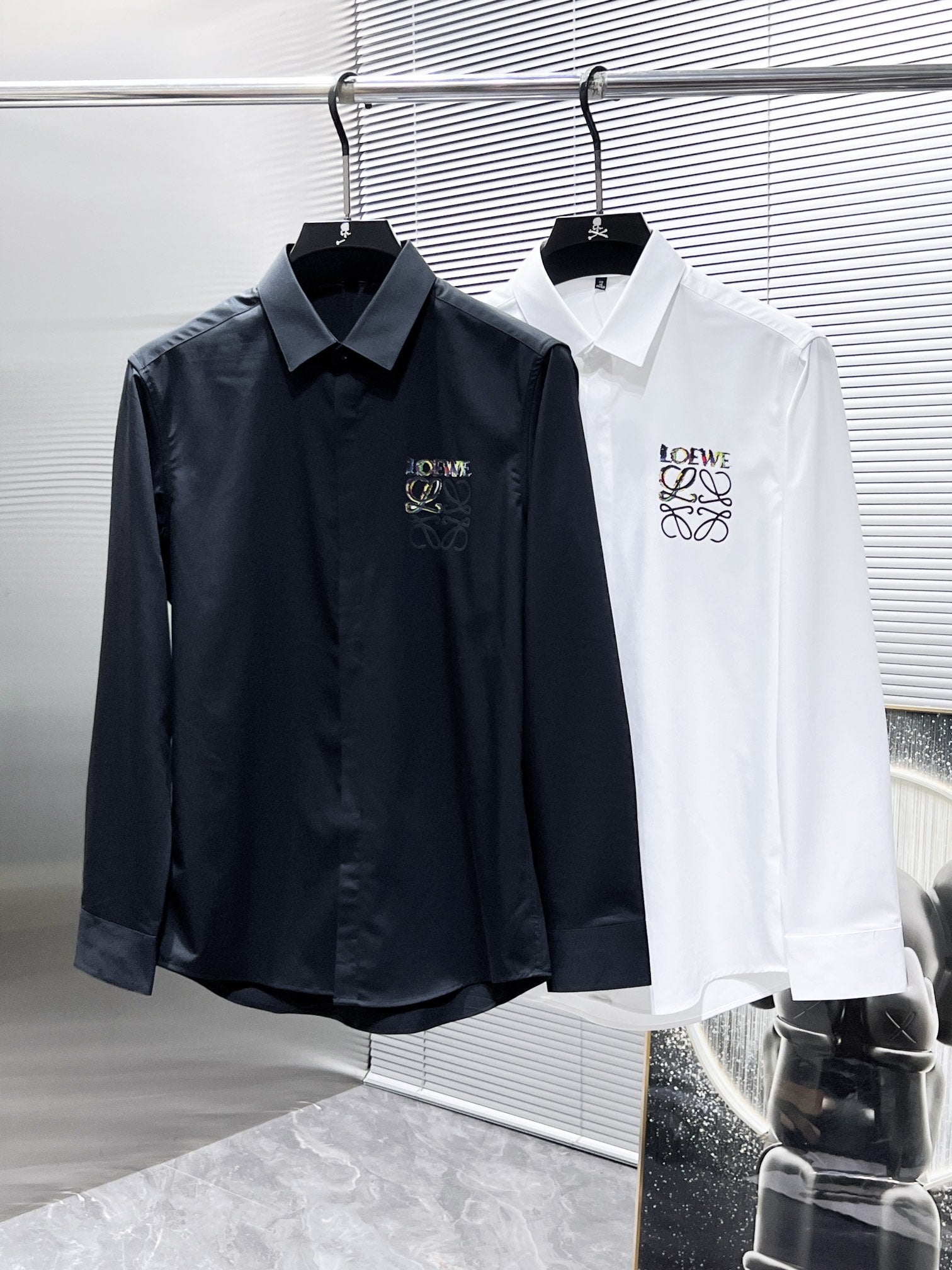 Loewe Anagram Logo Dress Shirt - White