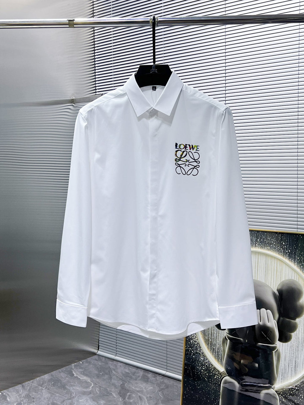 Loewe Anagram Logo Dress Shirt - White