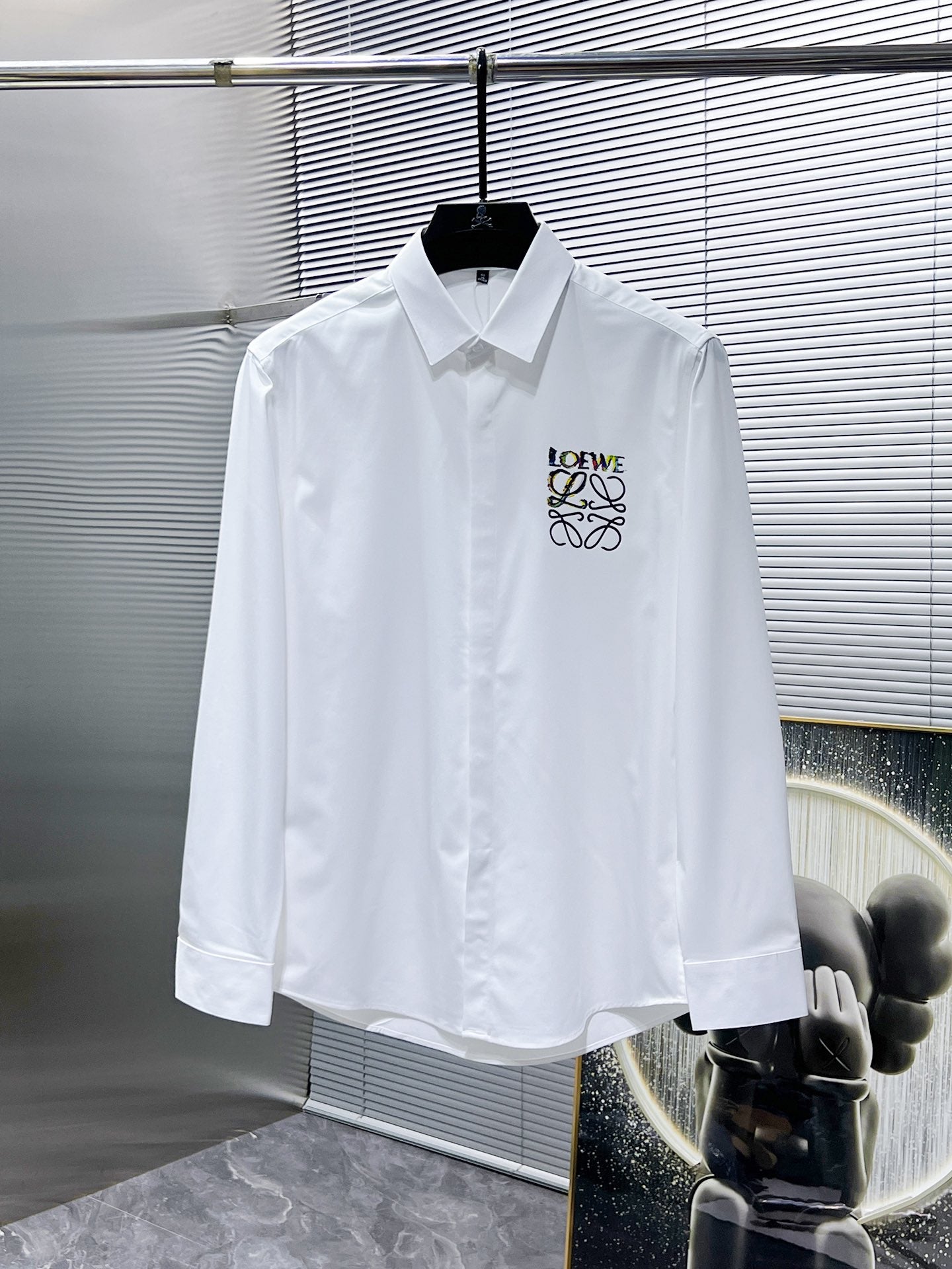 Loewe Anagram Logo Dress Shirt - White