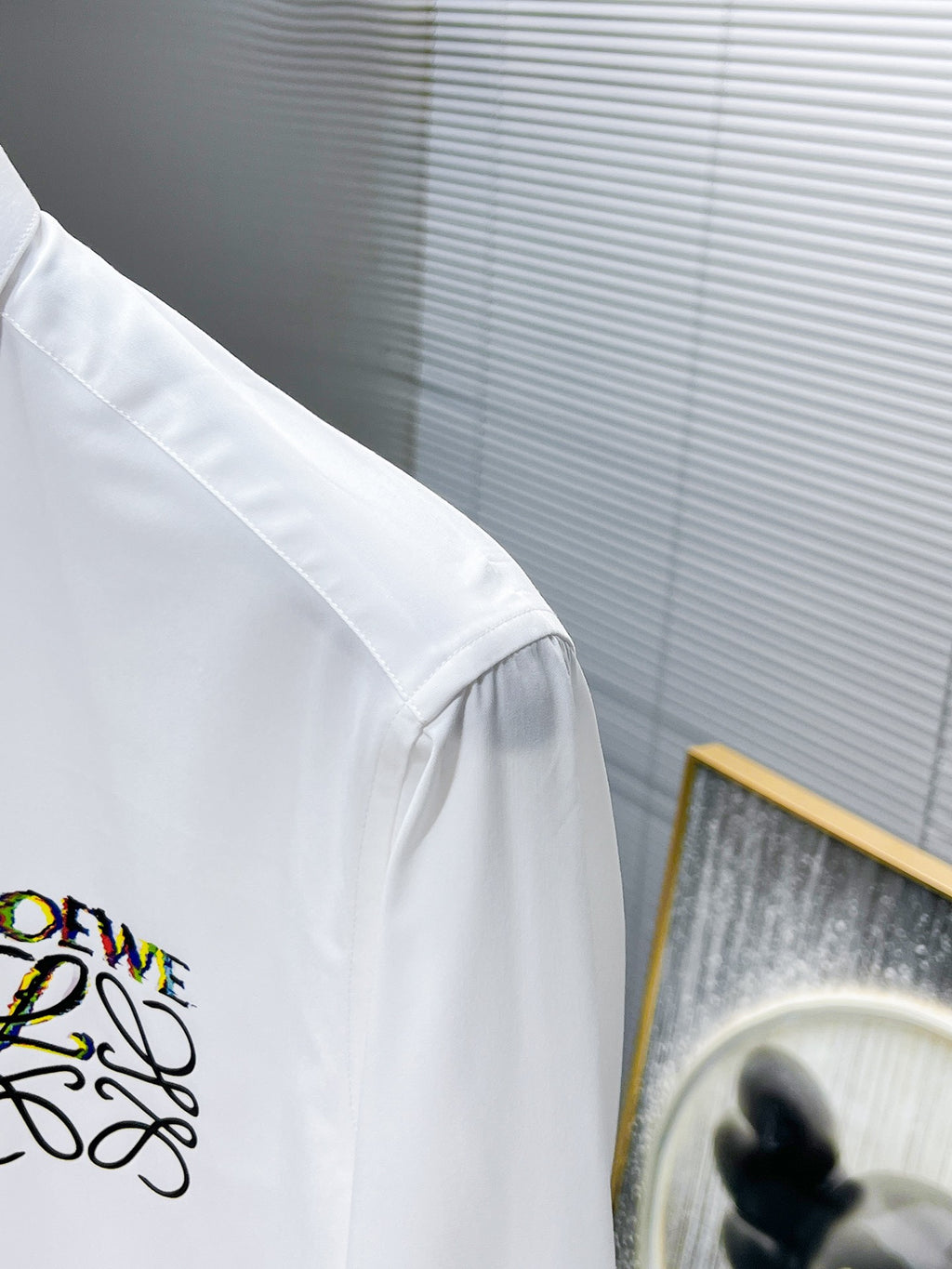 Loewe Anagram Logo Dress Shirt - White