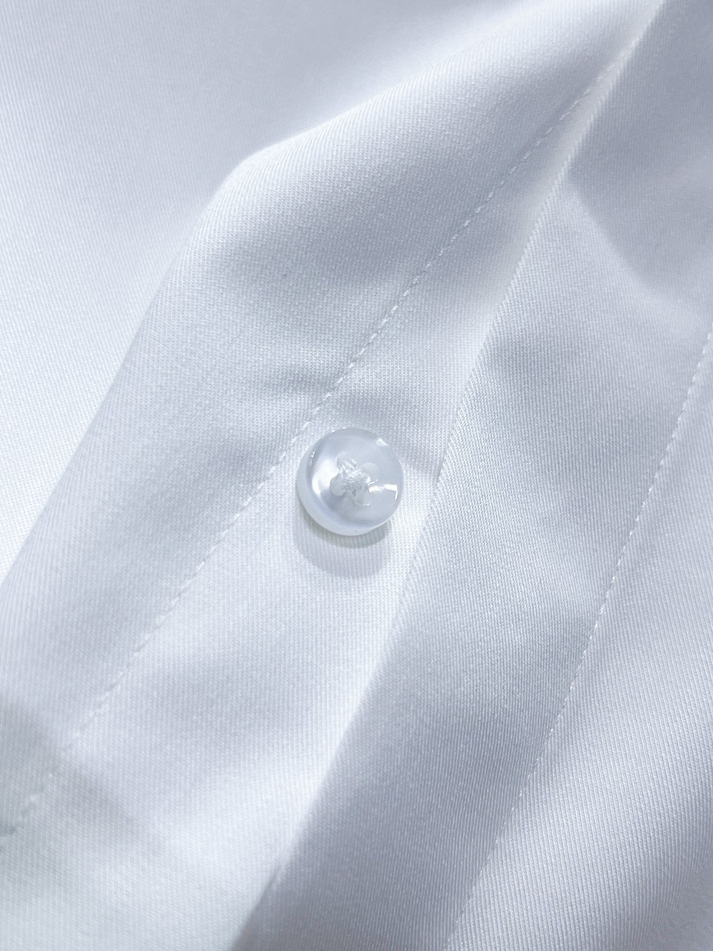 Balenciaga Logo Graphic Dress Shirt - White