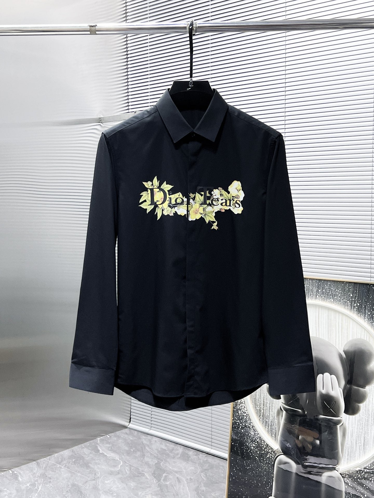 Dior Tears Floral Dress Shirt