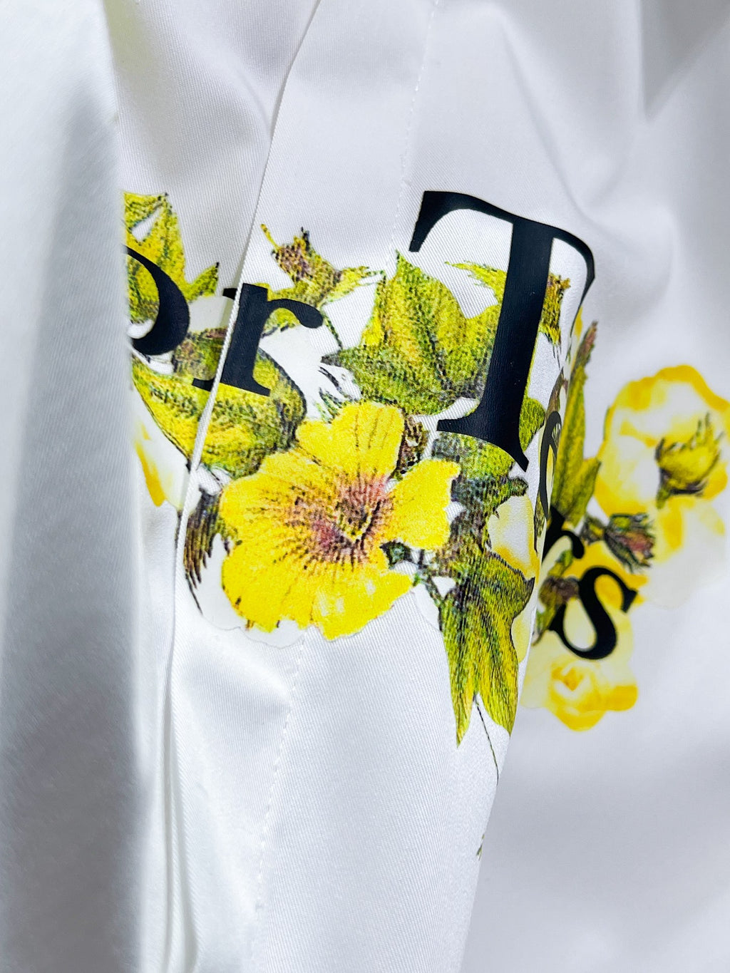 Dior Tears Floral Dress Shirt