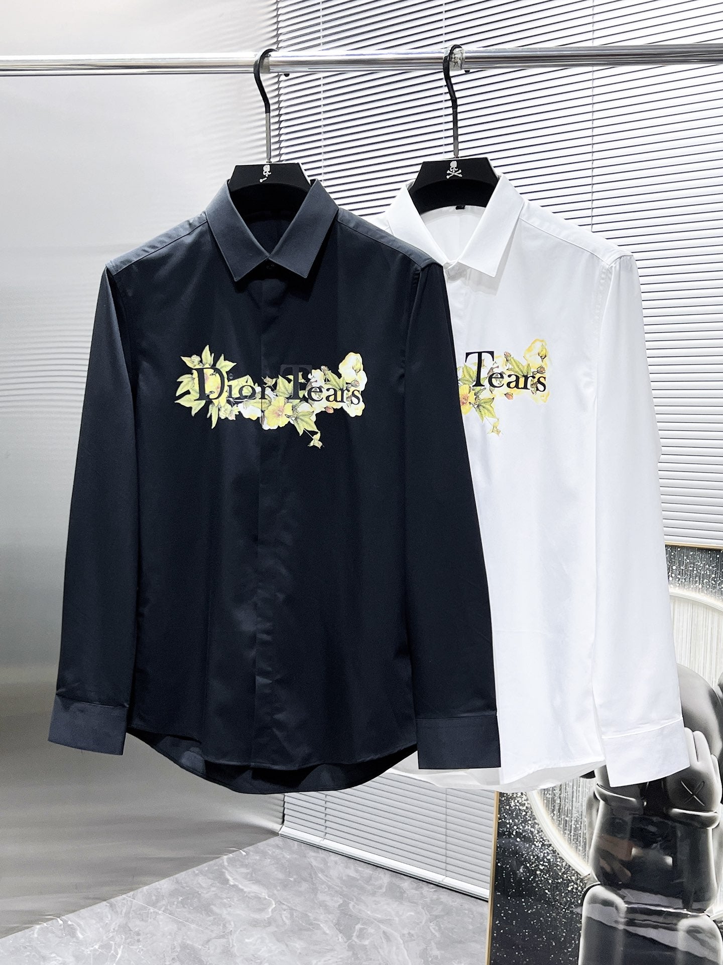 Dior Tears Floral Dress Shirt