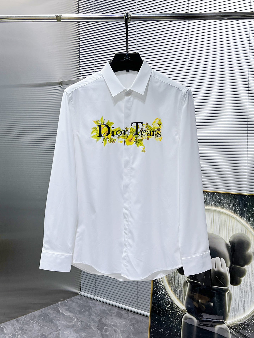 Dior Tears Floral Dress Shirt