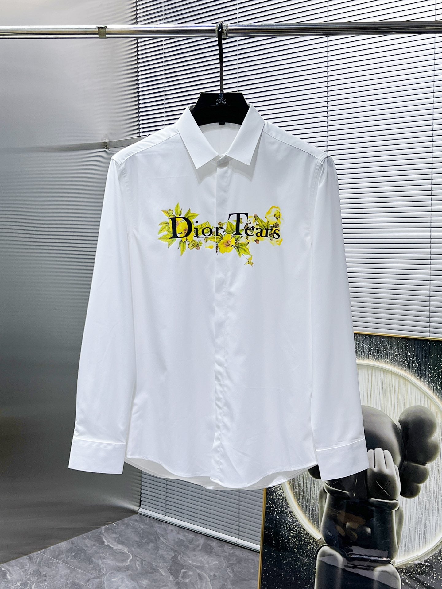 Dior Tears Floral Dress Shirt
