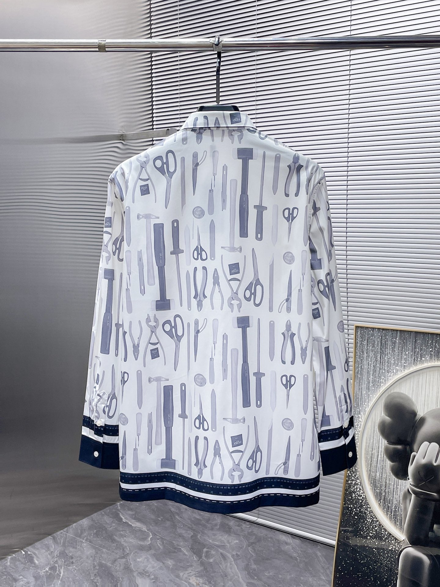 Louis Vuitton Navy Monogram Shirt