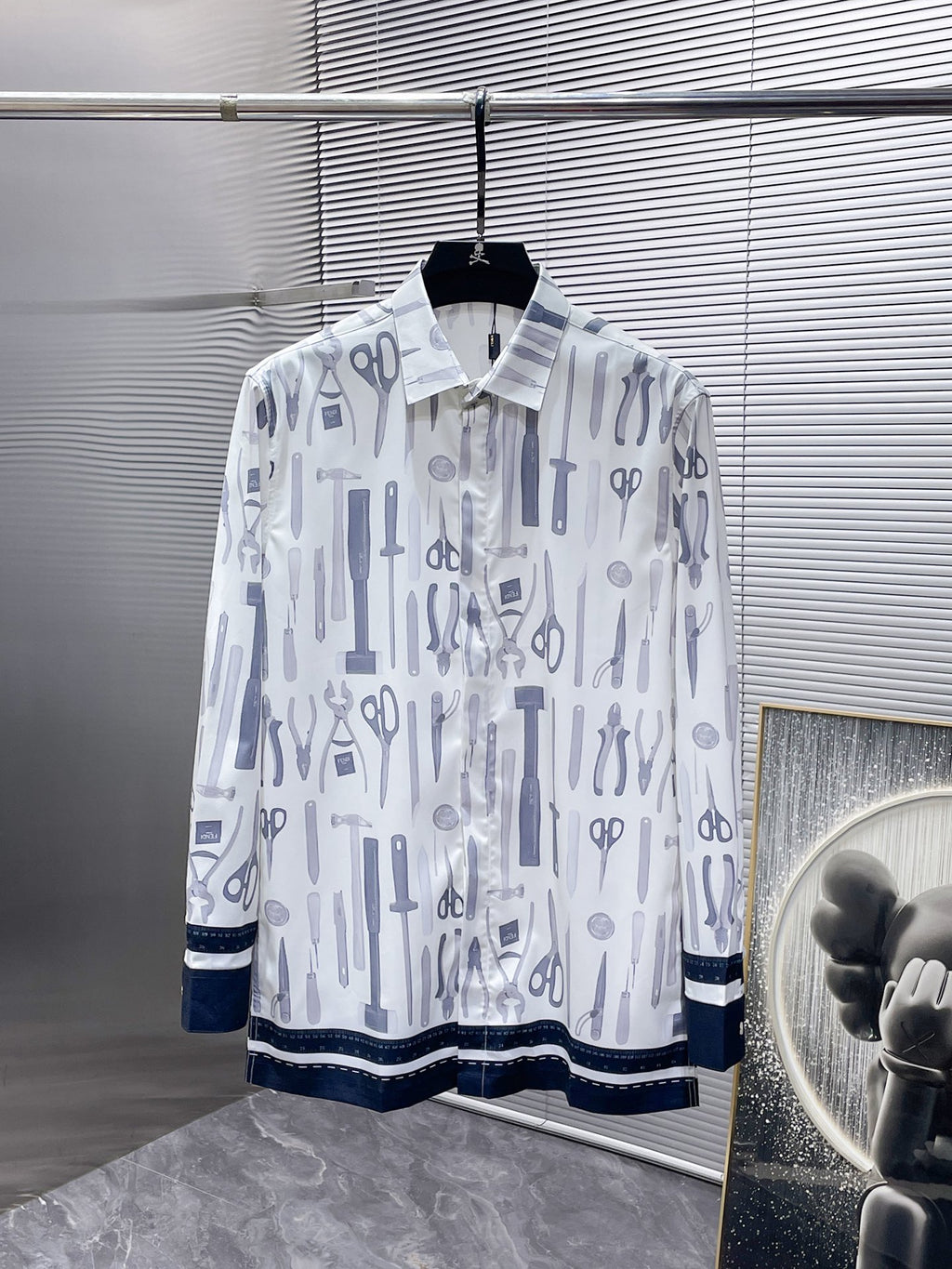 Louis Vuitton Navy Monogram Shirt