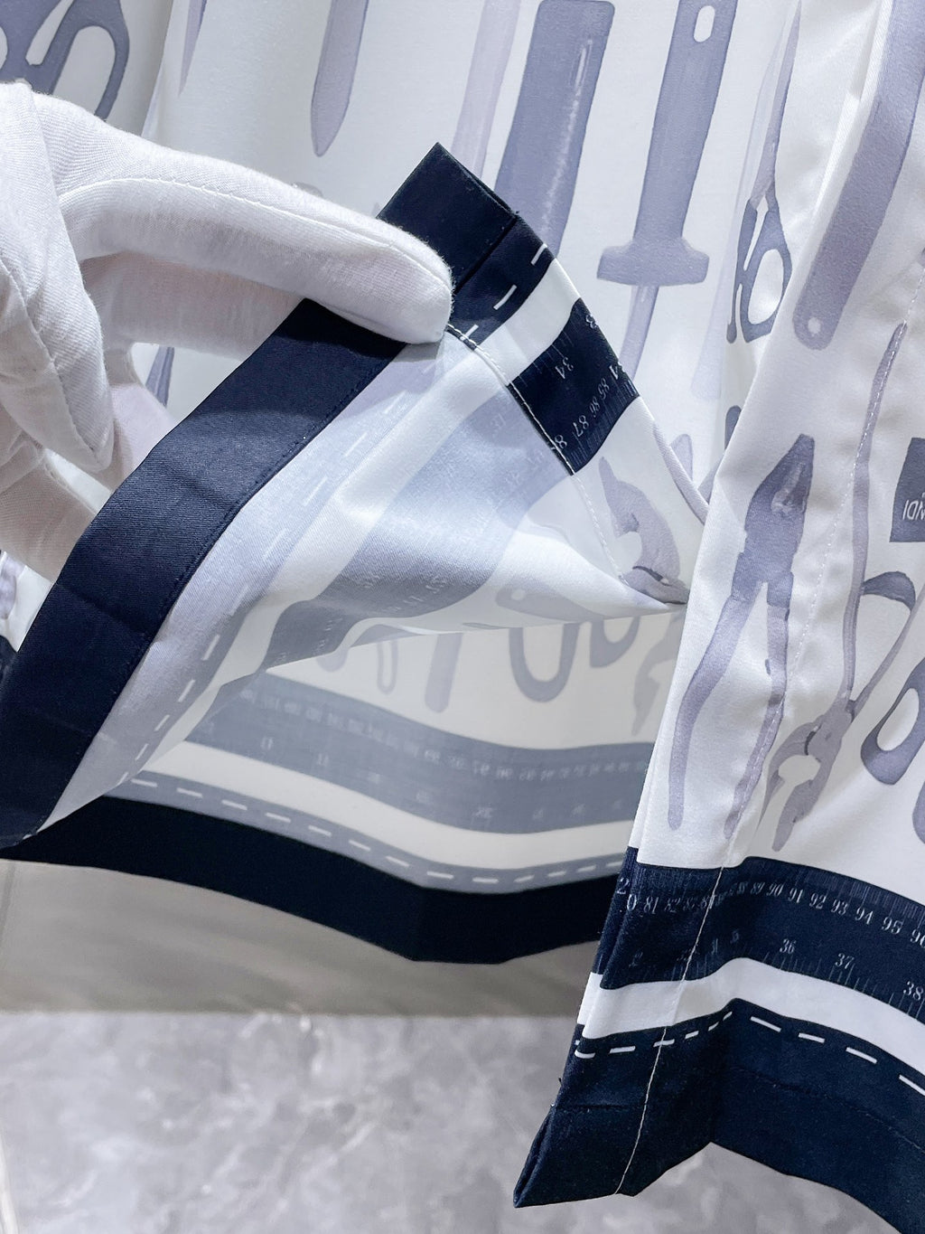 Louis Vuitton Navy Monogram Shirt