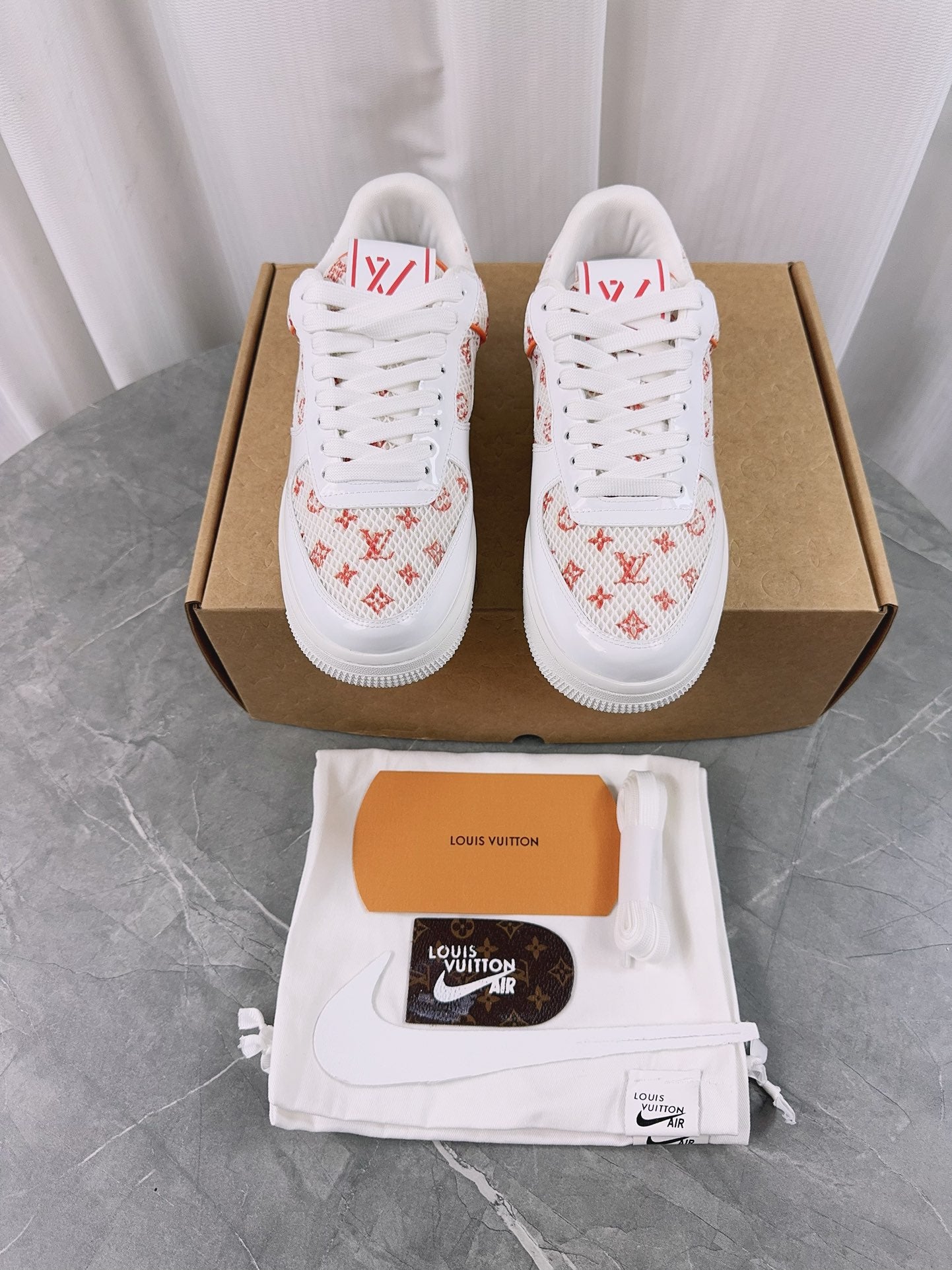 Louis Vuitton x Nike Air Force 1 Low - White Python Monogram