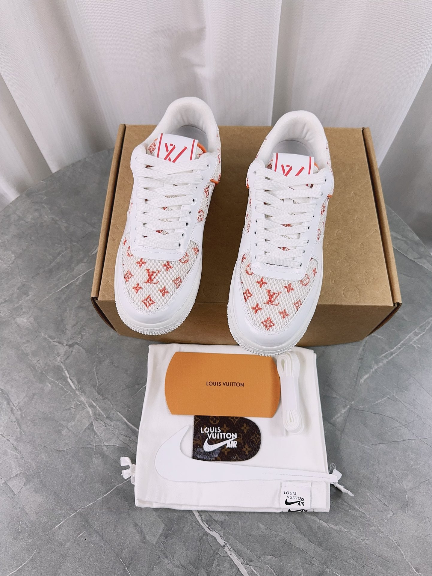 Louis Vuitton x Nike Air Force 1 Low - White Python Monogram