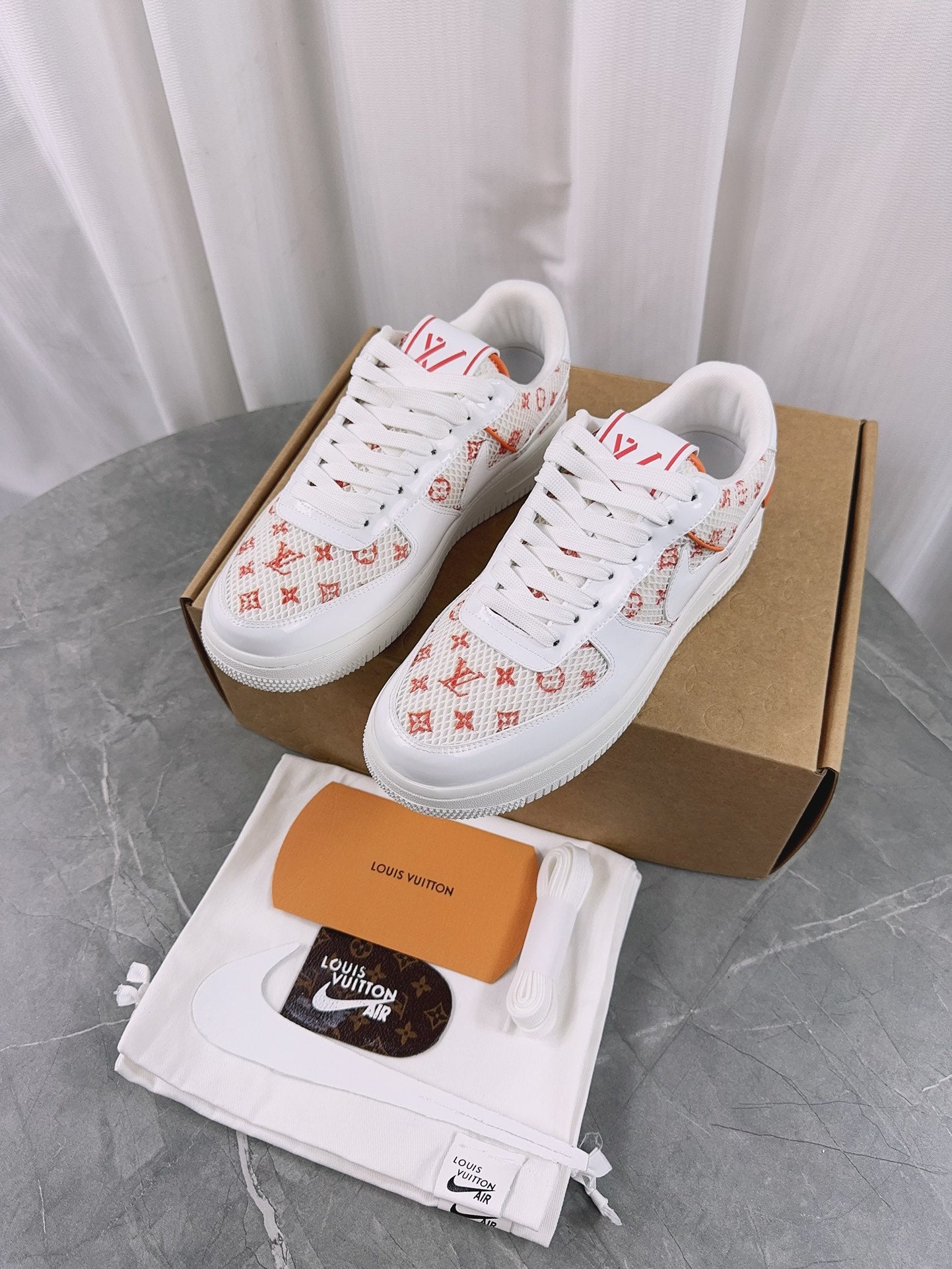 Louis Vuitton x Nike Air Force 1 Low - White Python Monogram