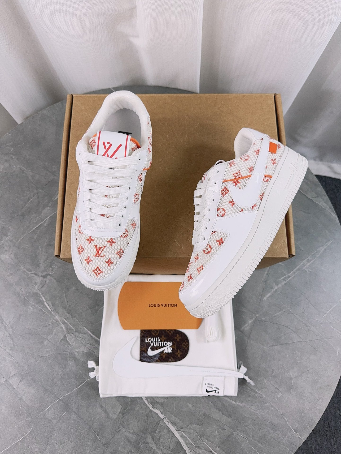 Louis Vuitton x Nike Air Force 1 Low - White Python Monogram