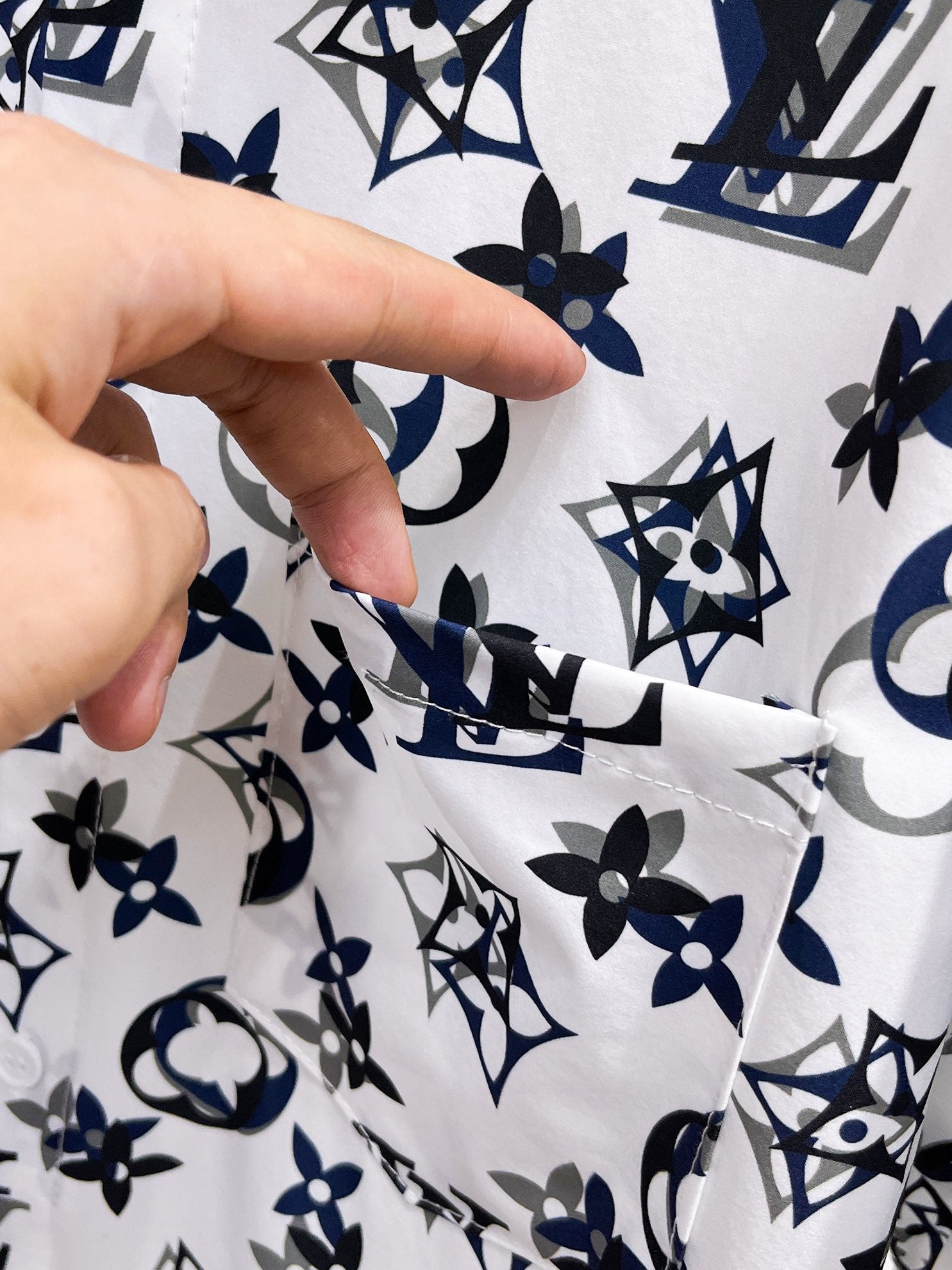 Louis Vuitton Monogram Print Shirt