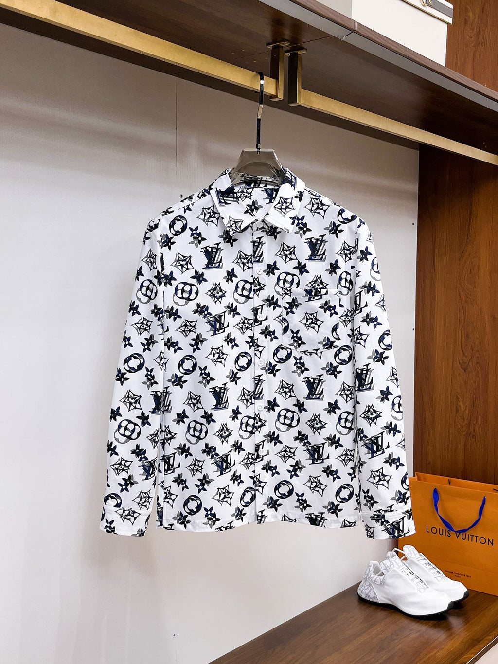 Louis Vuitton Monogram Print Shirt