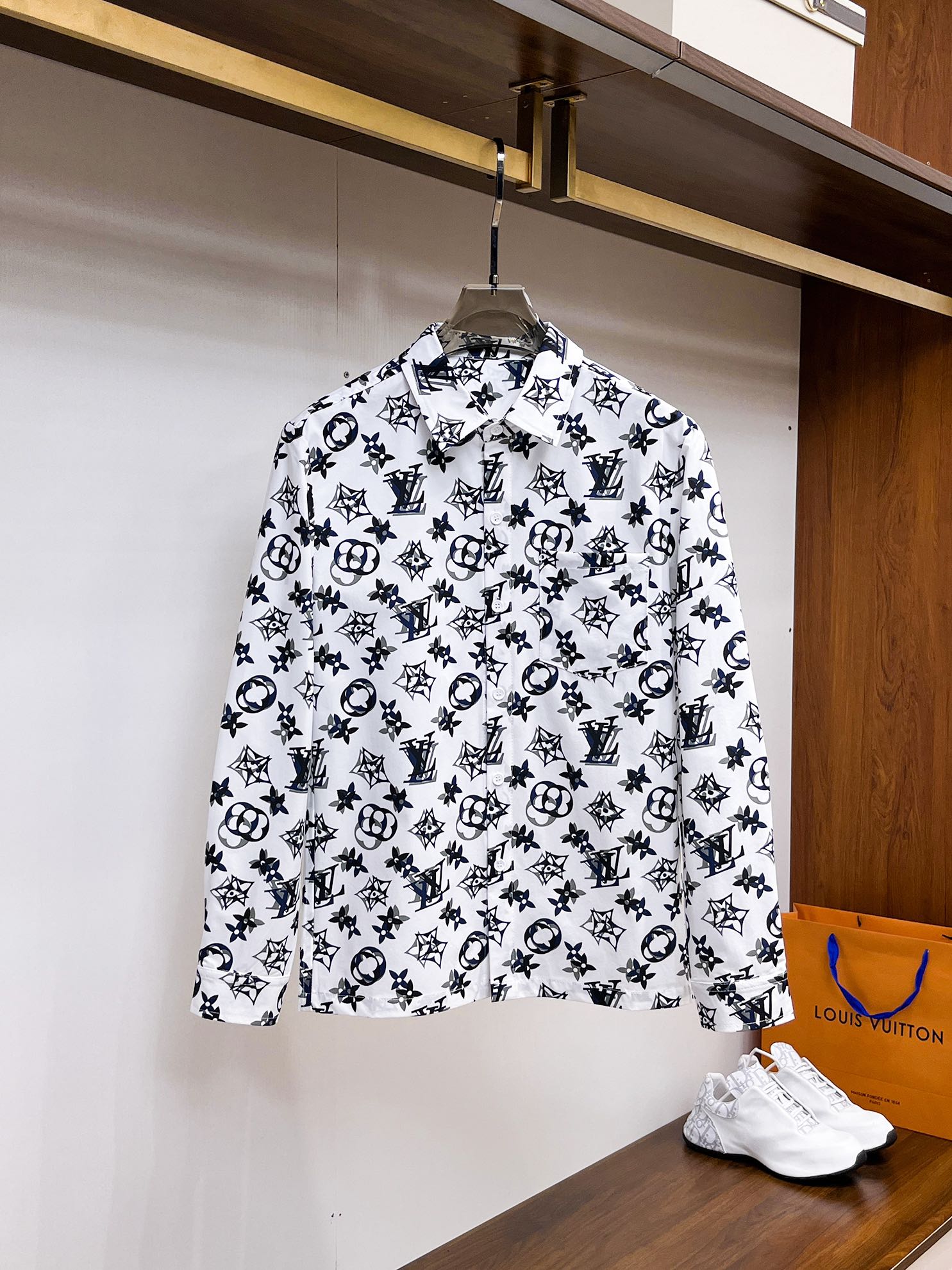 Louis Vuitton Monogram Print Shirt
