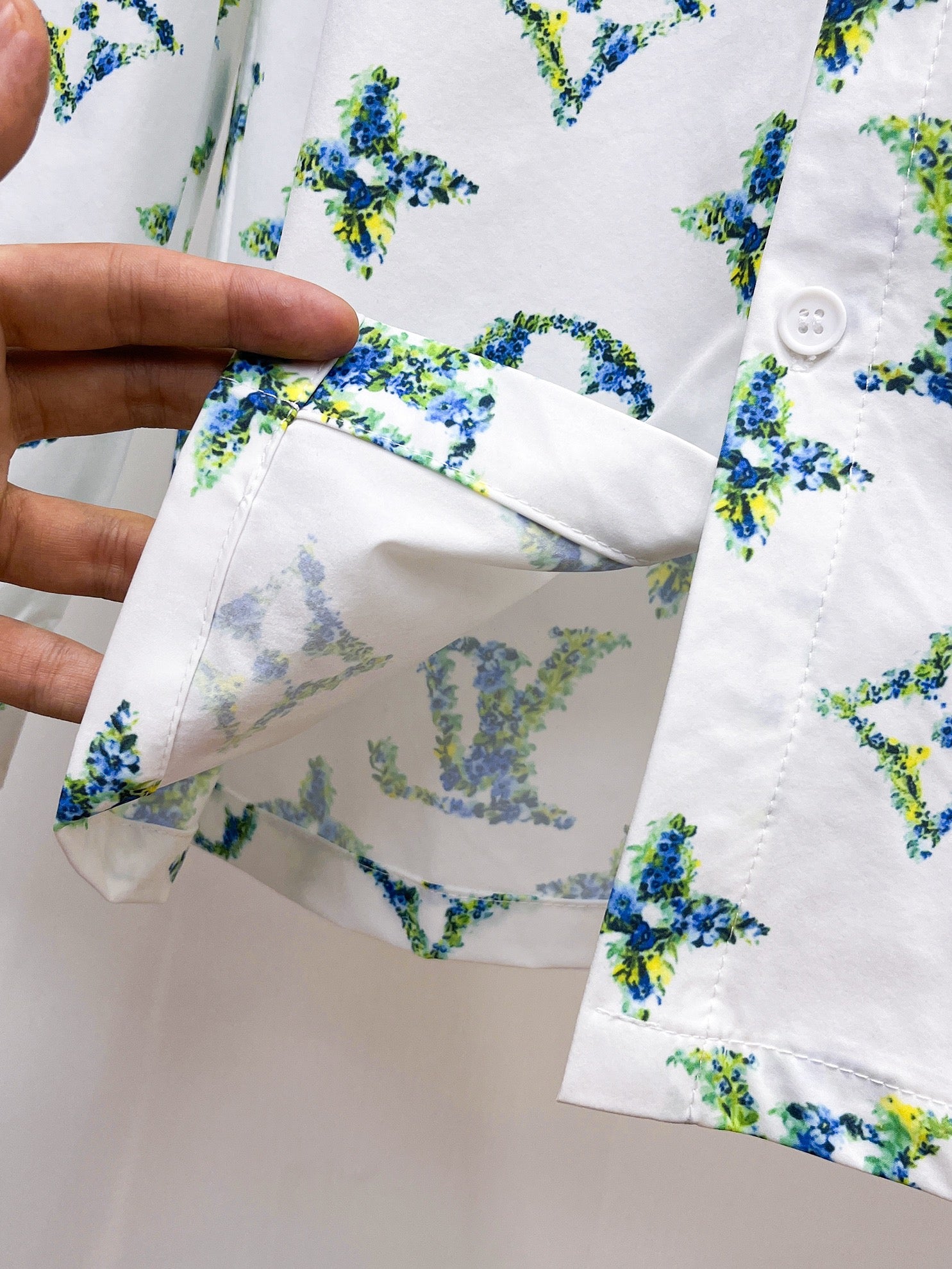 Louis Vuitton Floral Monogram Shirt