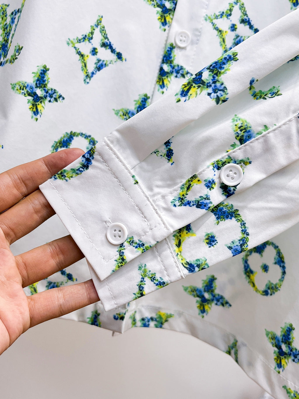 Louis Vuitton Floral Monogram Shirt