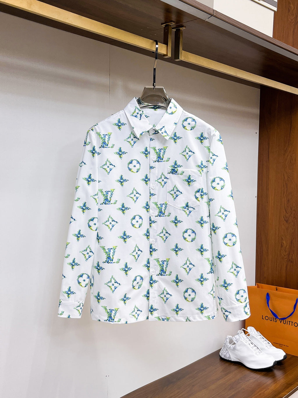 Louis Vuitton Floral Monogram Shirt