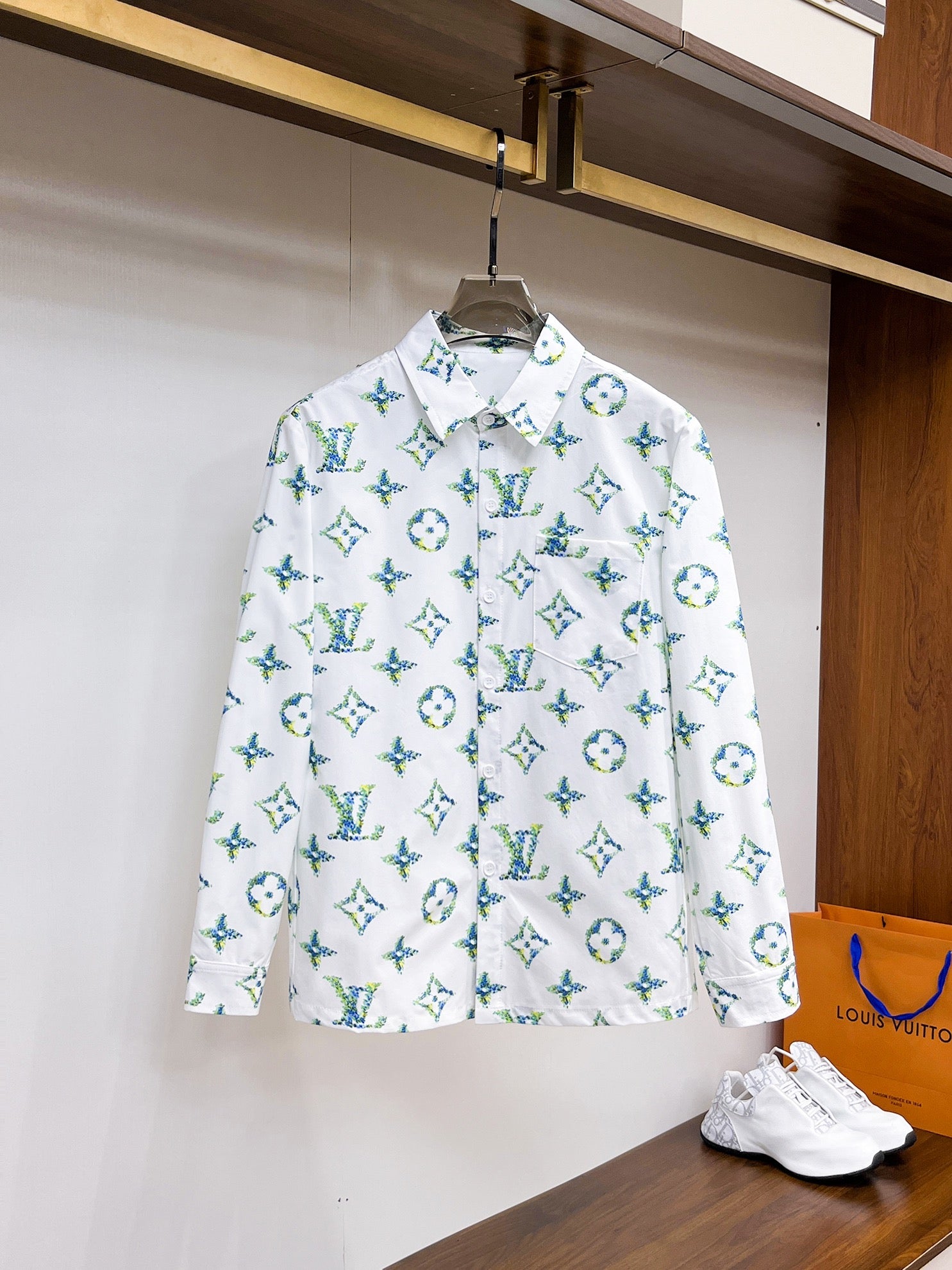 Louis Vuitton Floral Monogram Shirt