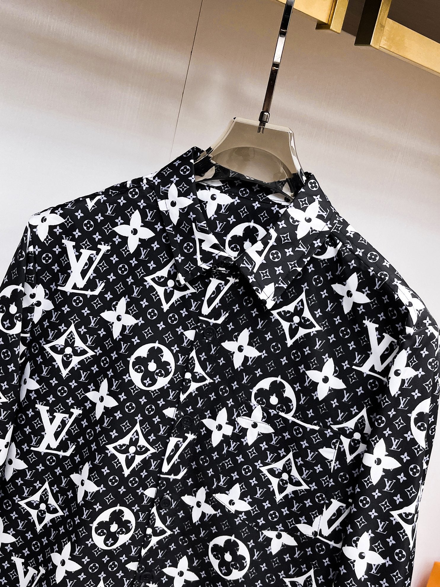 Louis Vuitton Navy Monogram Shirt