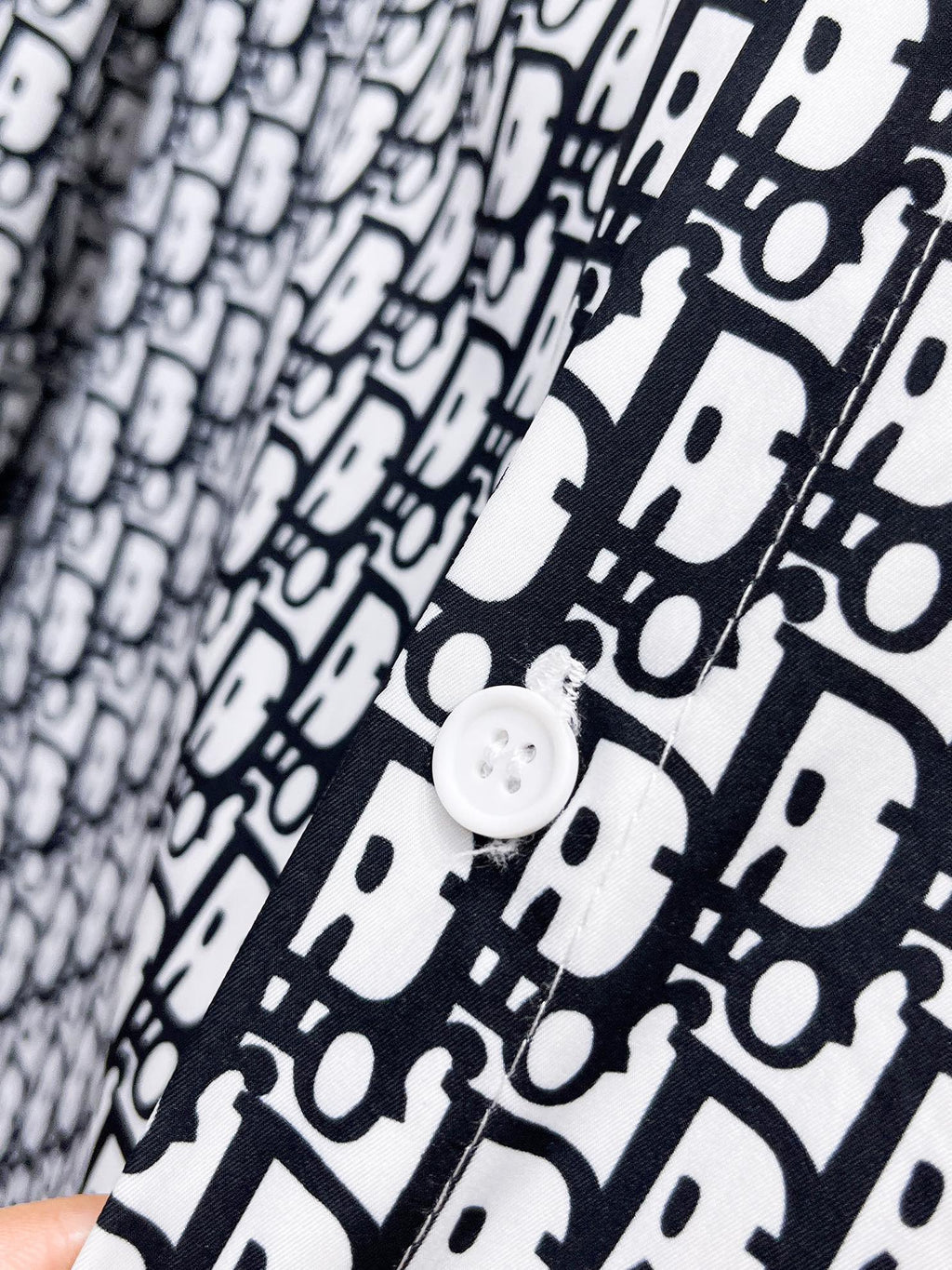 Louis Vuitton Navy Monogram Shirt