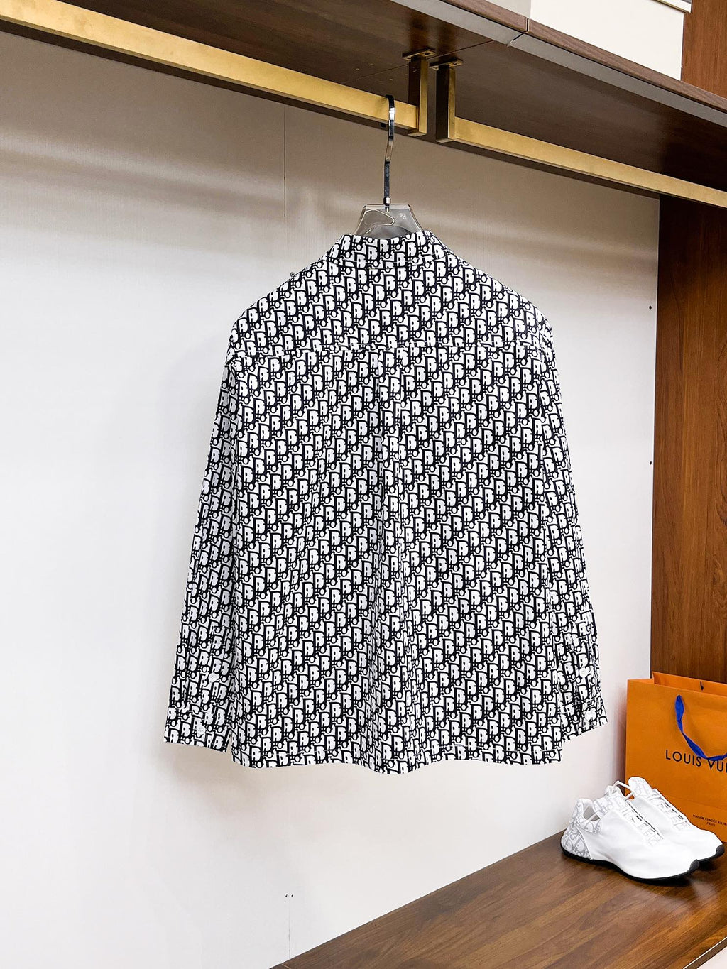 Louis Vuitton Navy Monogram Shirt