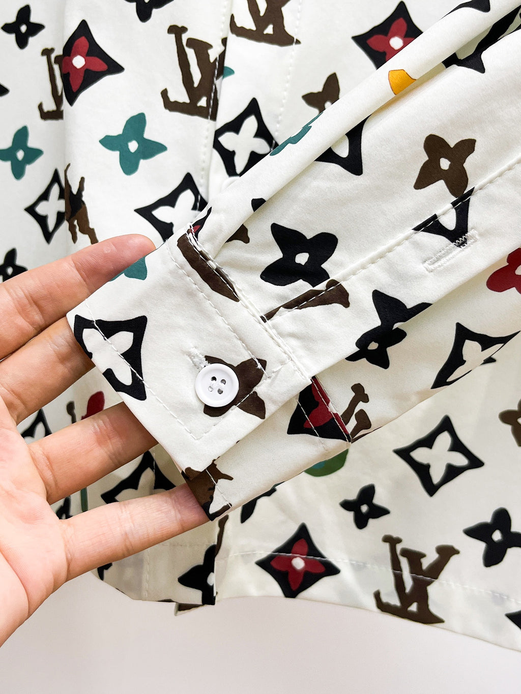 Louis Vuitton Navy Monogram Shirt