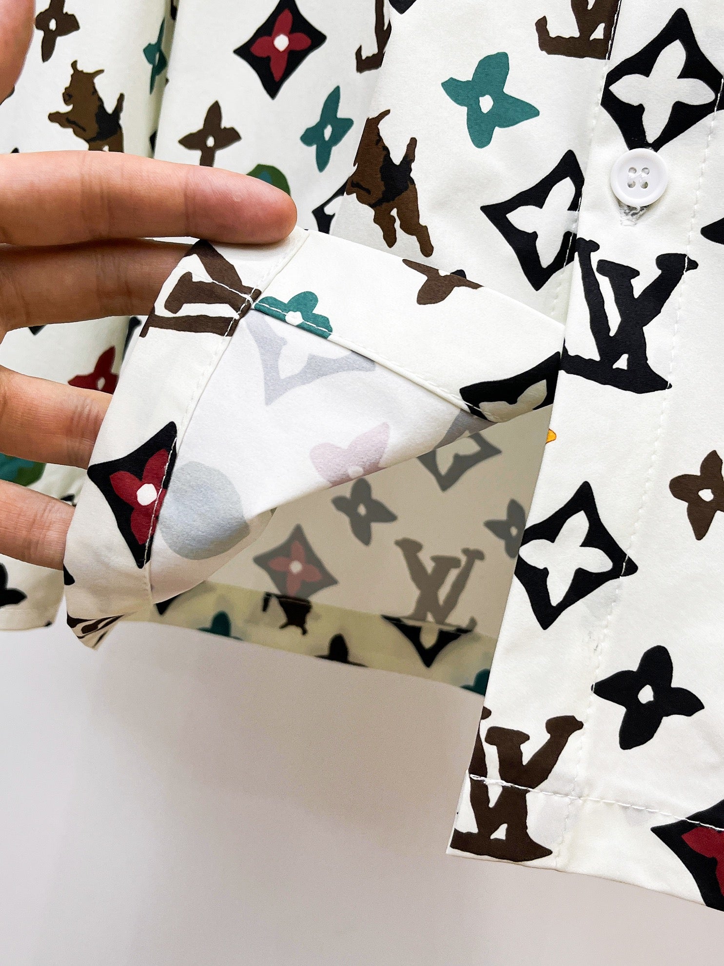 Louis Vuitton Navy Monogram Shirt