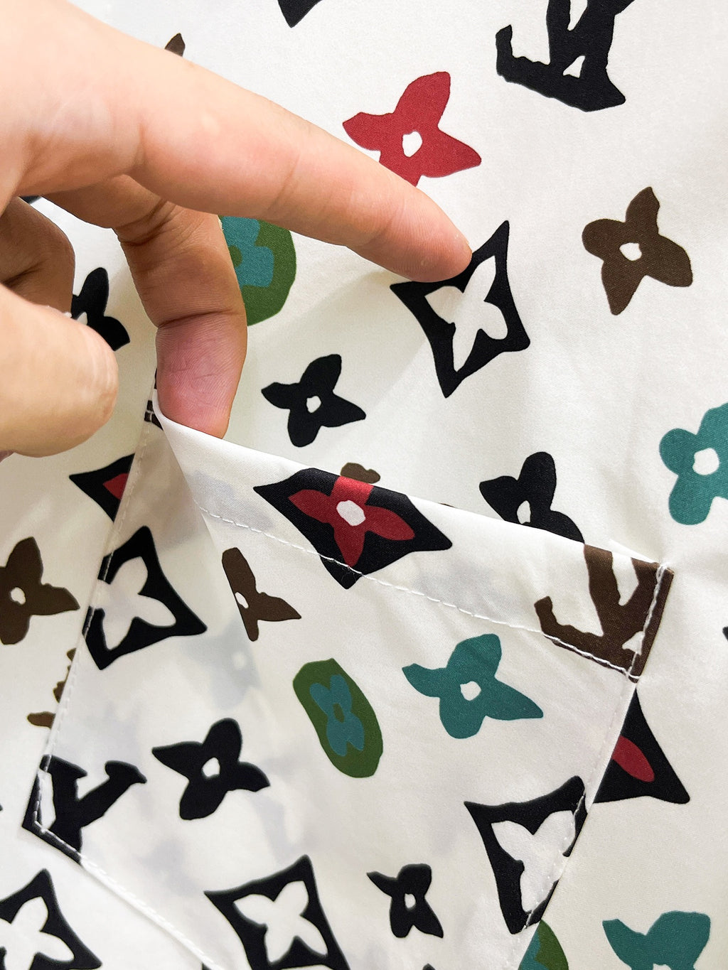 Louis Vuitton Navy Monogram Shirt