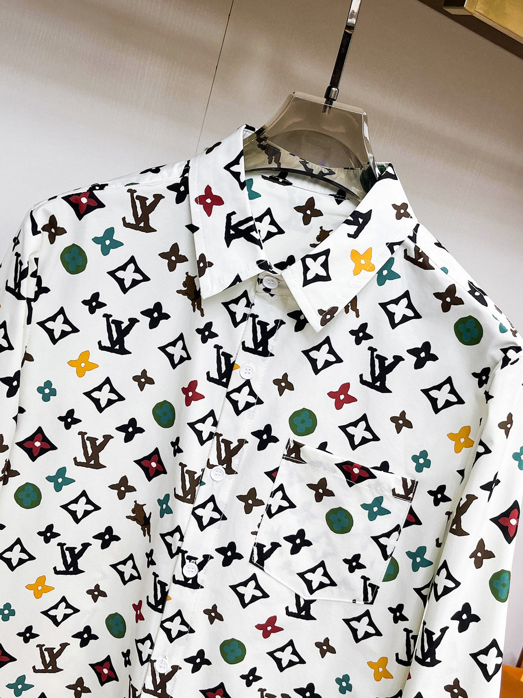 Louis Vuitton Navy Monogram Shirt