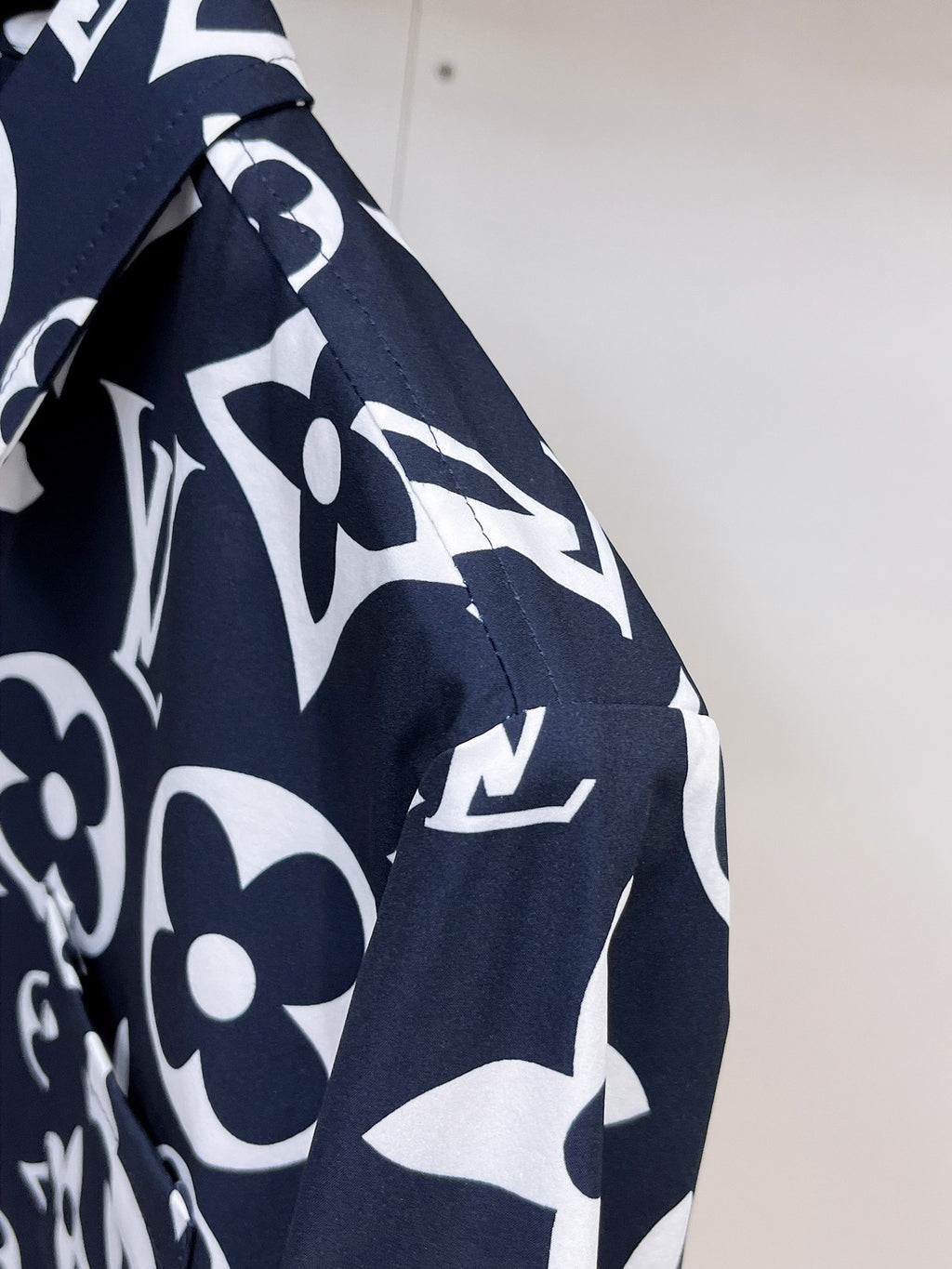 Louis Vuitton Navy Monogram Shirt