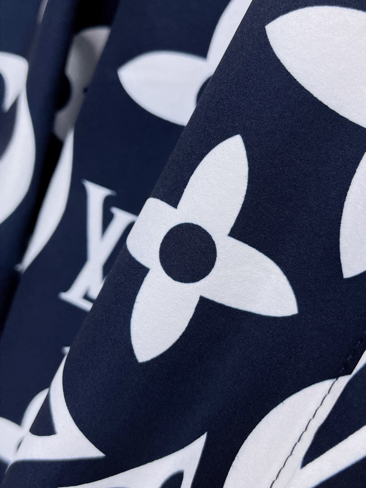 Louis Vuitton Navy Monogram Shirt