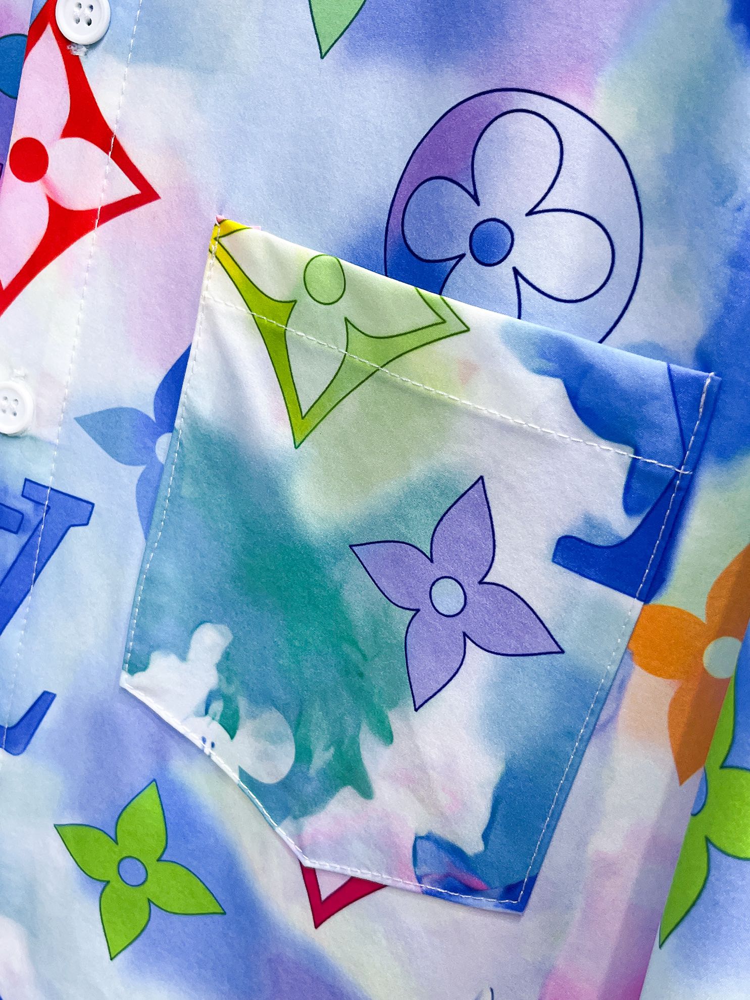 Louis Vuitton Watercolor Monogram Shirt