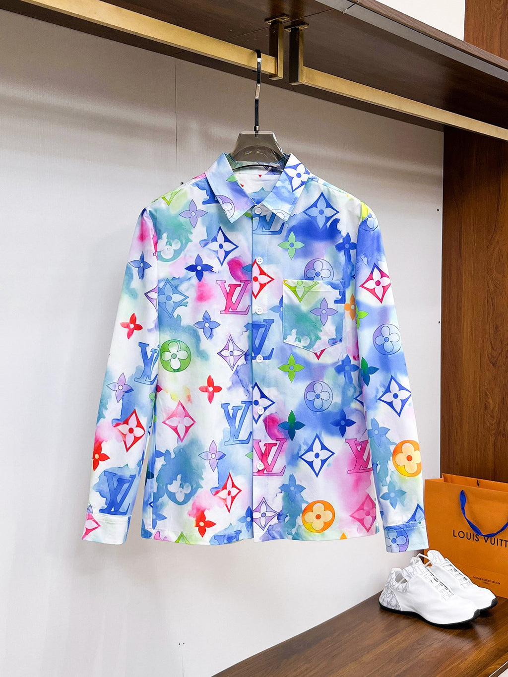 Louis Vuitton Watercolor Monogram Shirt