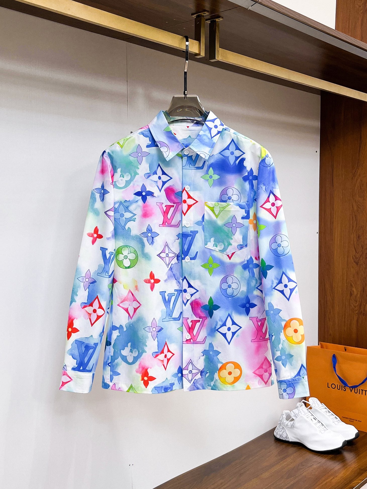 Louis Vuitton Watercolor Monogram Shirt